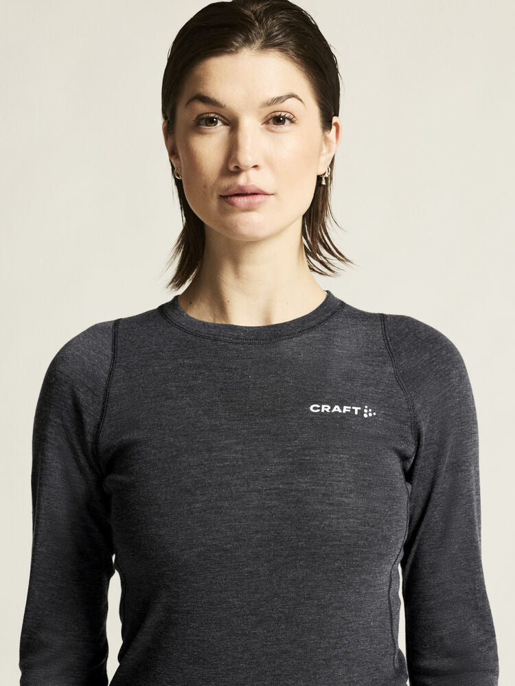 CORE Wool Merino Set W von Craft – Dk Grey Melange