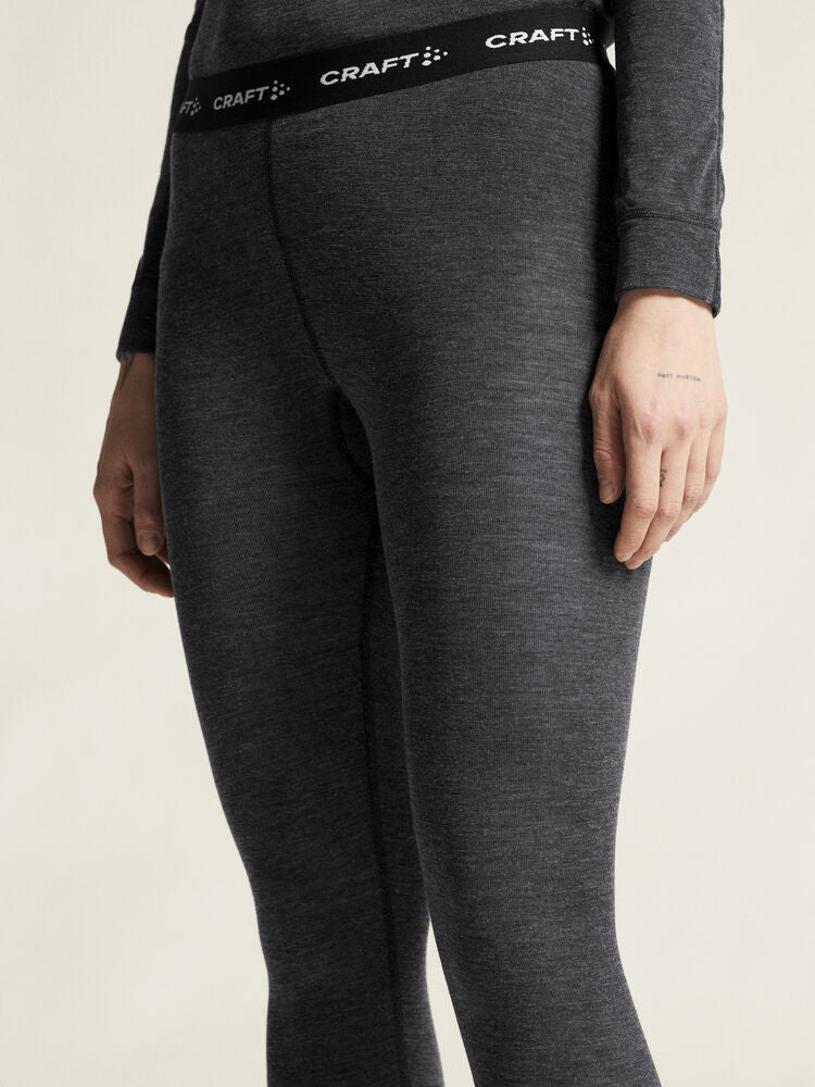 CORE Wool Merino Set W von Craft – Dk Grey Melange