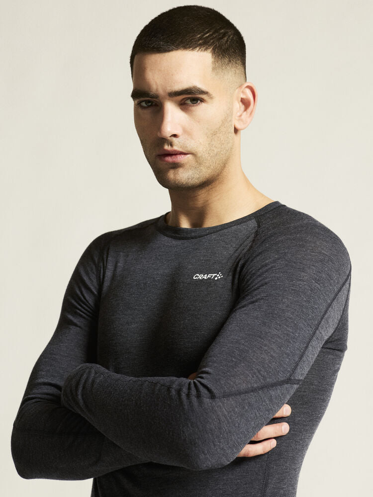 CORE Wool Merino Set M von Craft – Dk Grey Melange