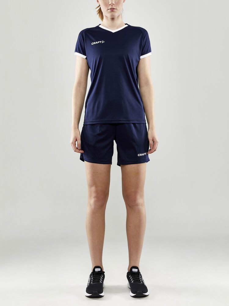 Evolve Zip Pocket Shorts W von Craft – Navy