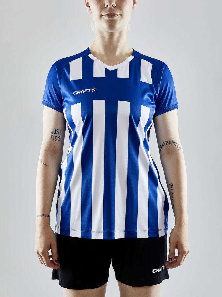Progress 2.0 Stripe Jersey W von Craft – SKY BLUE/WHITE