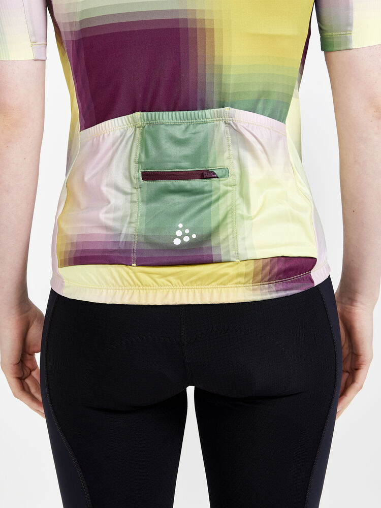 Adv Aero Jersey W von Craft – Multi/Burgundy