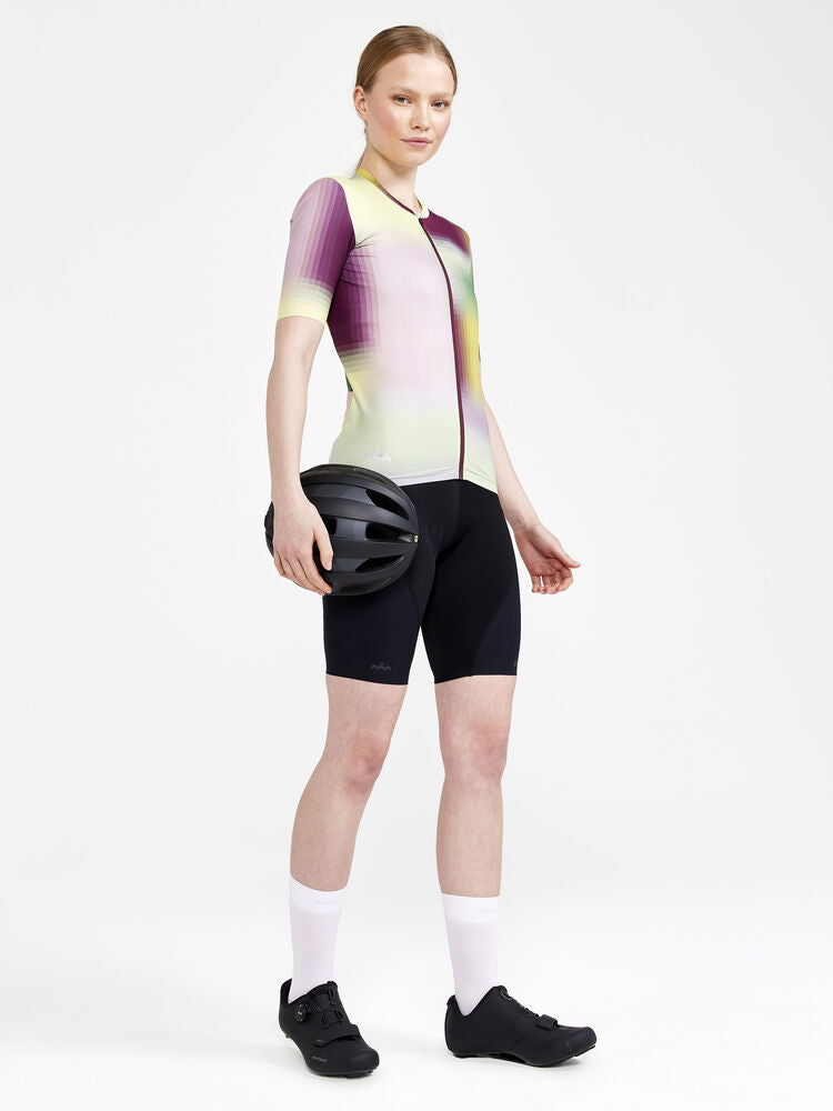 Adv Aero Jersey W von Craft – Multi/Burgundy