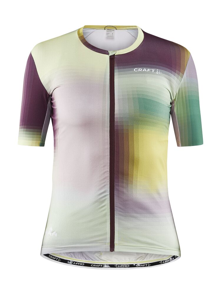 Adv Aero Jersey W von Craft – Multi/Burgundy