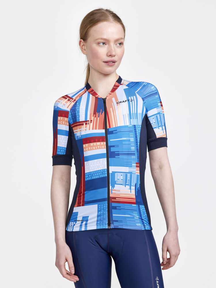 Adv Endur Graphic Jersey W von Craft – Multi/Giallo