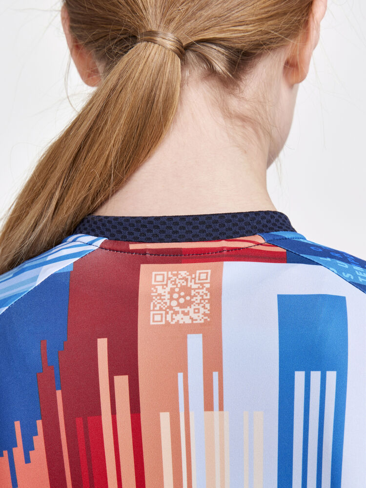 Adv Endur Graphic Jersey W von Craft – Multi/Giallo