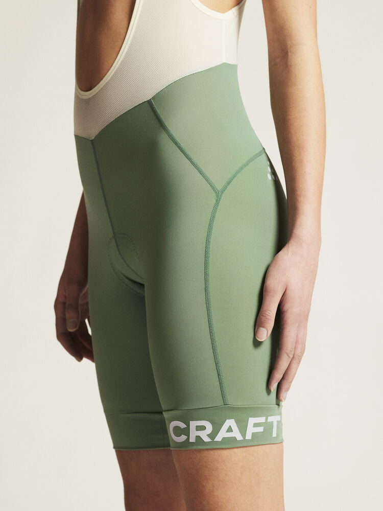 Core Endur Bib Shorts W von Craft – Thyme/Tofu