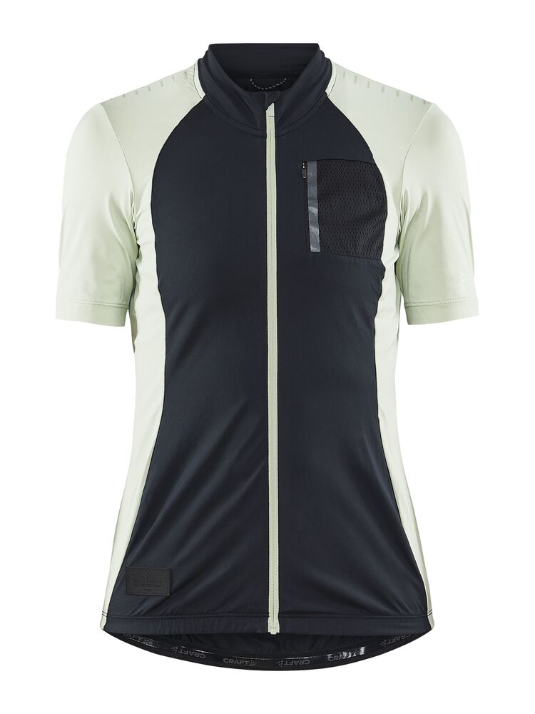 ADV Gravel SS Jersey W von Craft – Black/Celadon