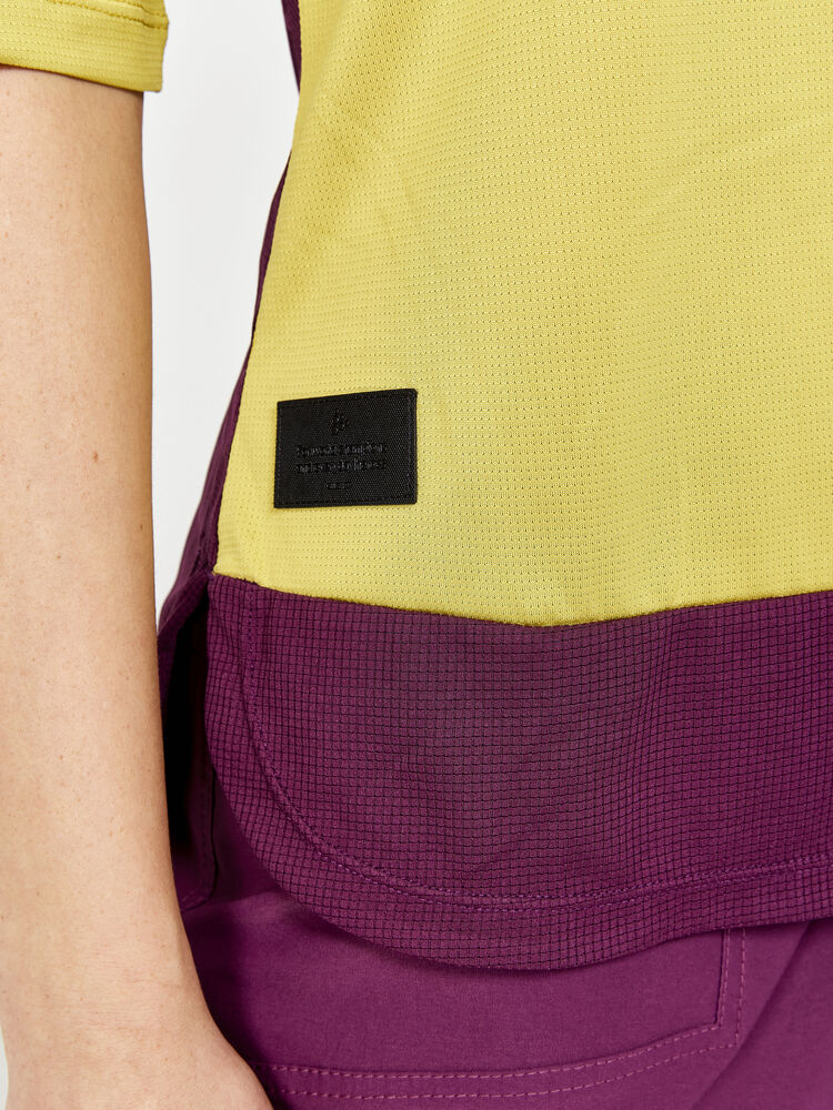Core Offroad XT SS Jersey W von Craft – Cress/Burgundy