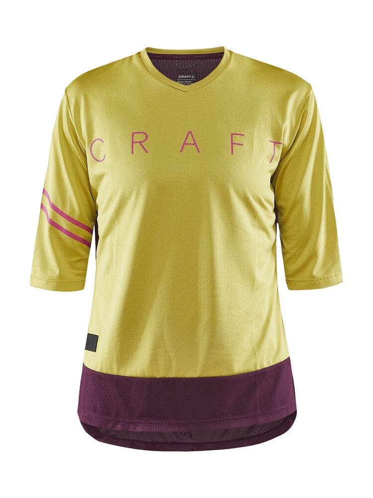 Core Offroad XT SS Jersey W von Craft – Cress/Burgundy