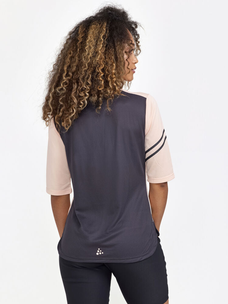 Core Offroad XT SS Jersey W von Craft – Cress/Burgundy