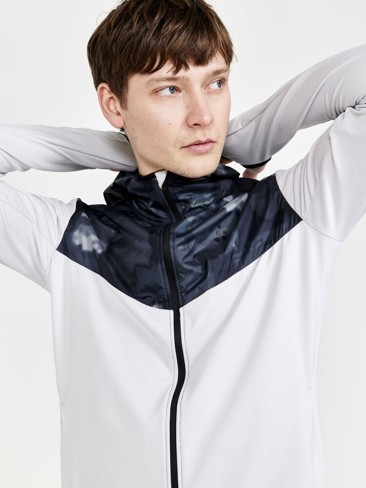 ADV Charge Jersey Hood Jacket M von Craft – Blues/Black