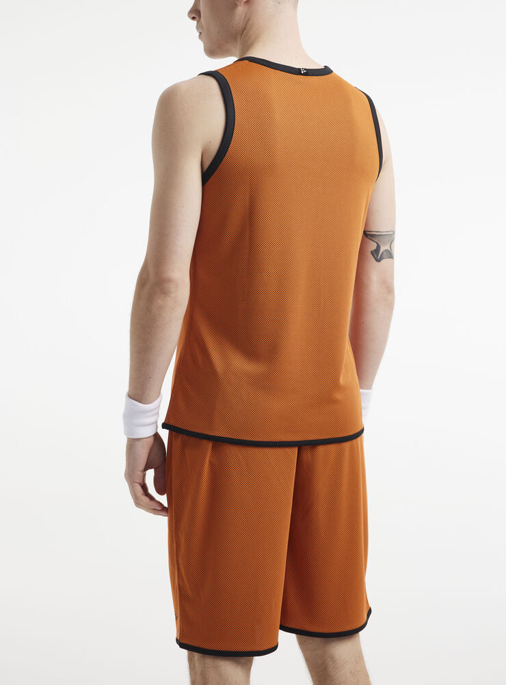 Progress Reversible Basket Singlet M von Craft – Club Cobolt/White