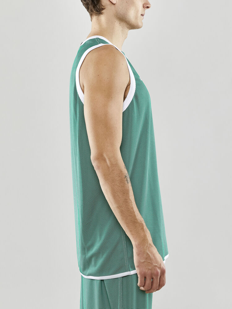 Progress Reversible Basket Singlet M von Craft – Club Cobolt/White
