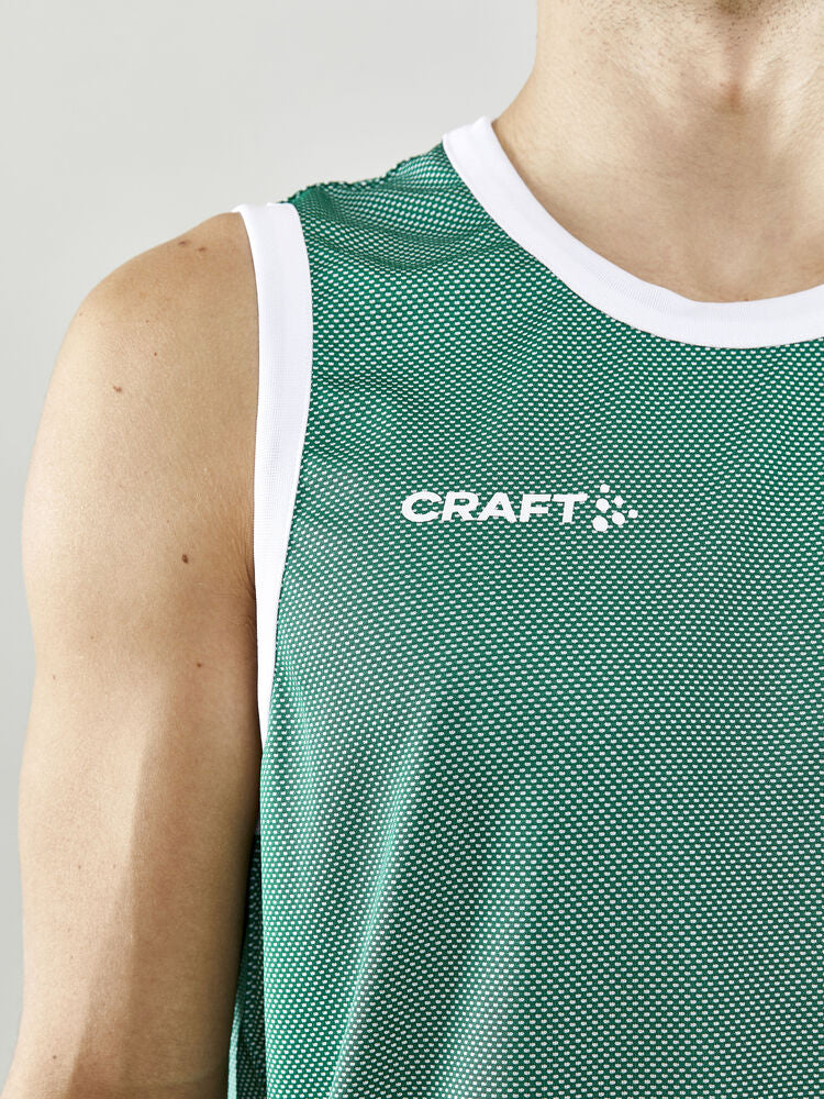 Progress Reversible Basket Singlet M von Craft – Club Cobolt/White