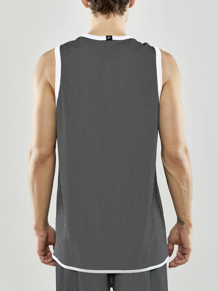 Progress Reversible Basket Singlet M von Craft – Club Cobolt/White