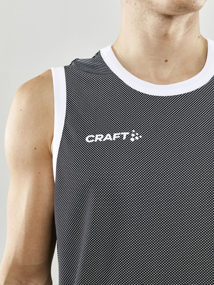 Progress Reversible Basket Singlet M von Craft – Club Cobolt/White