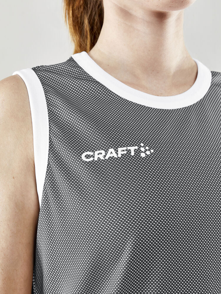 Progress Reversible Basket Singlet W von Craft – Club Cobolt/White