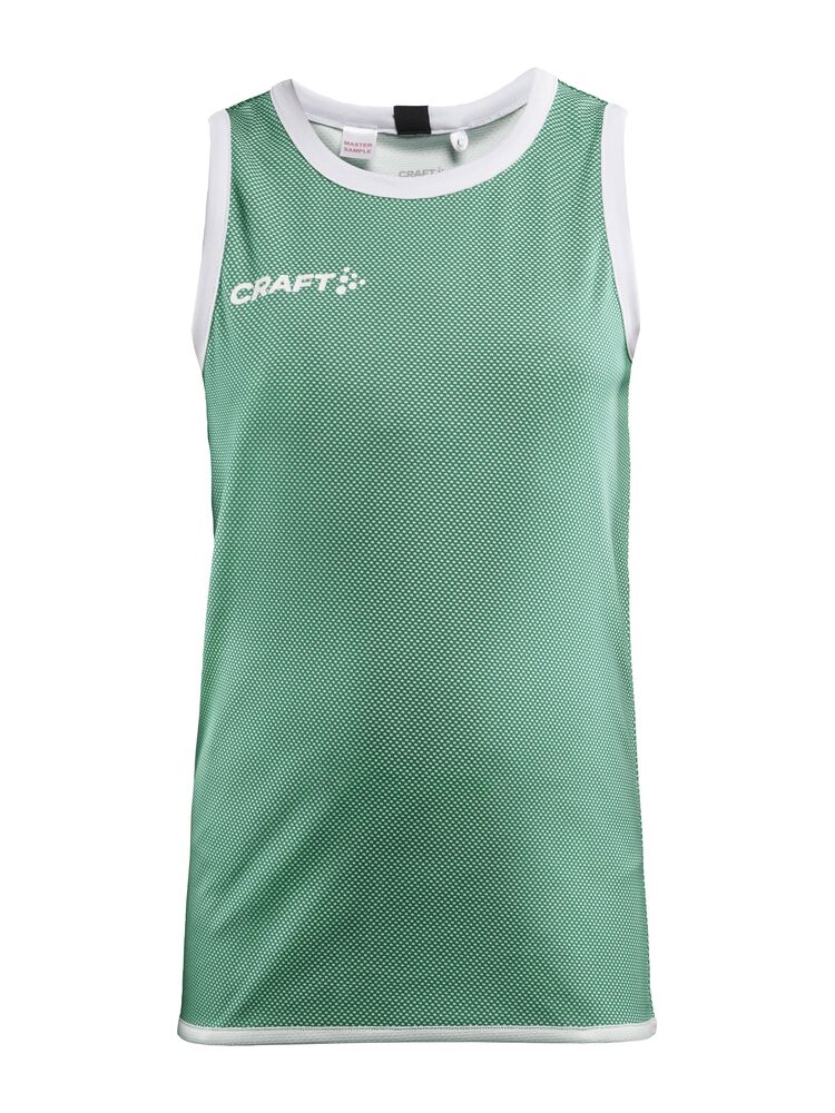 Progress Reversible Basket Singlet Jr von Craft – Club Cobolt/White