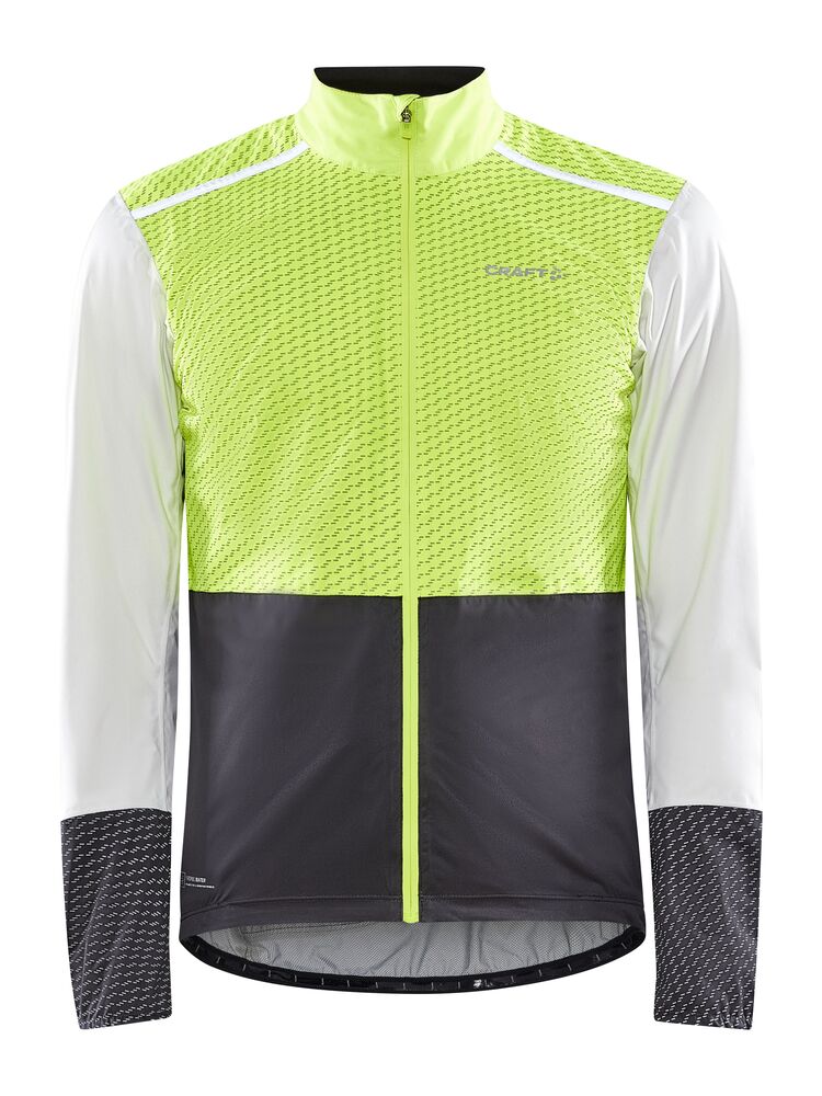 Adv Bike Hydro Lumen Jacket M von Craft – Flumino/Ash White