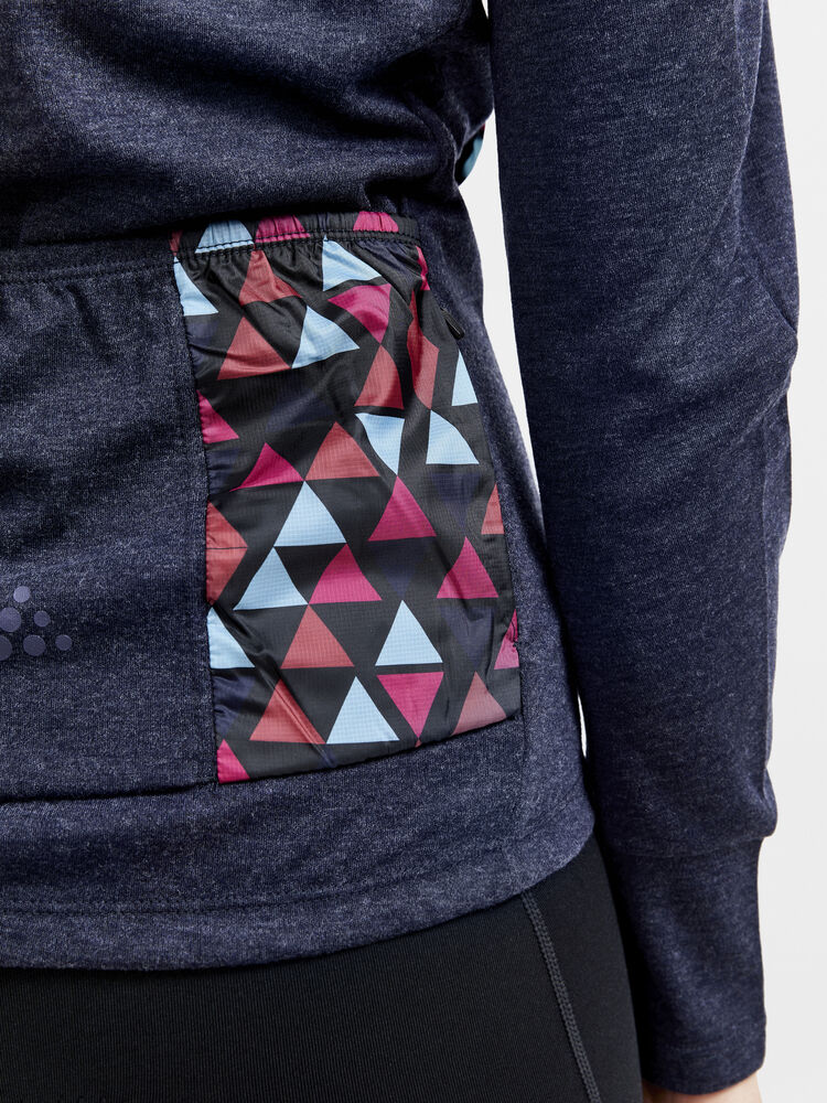 Adv Bike SubZ Wool LS Jersey W von Craft – Blaze/Multi