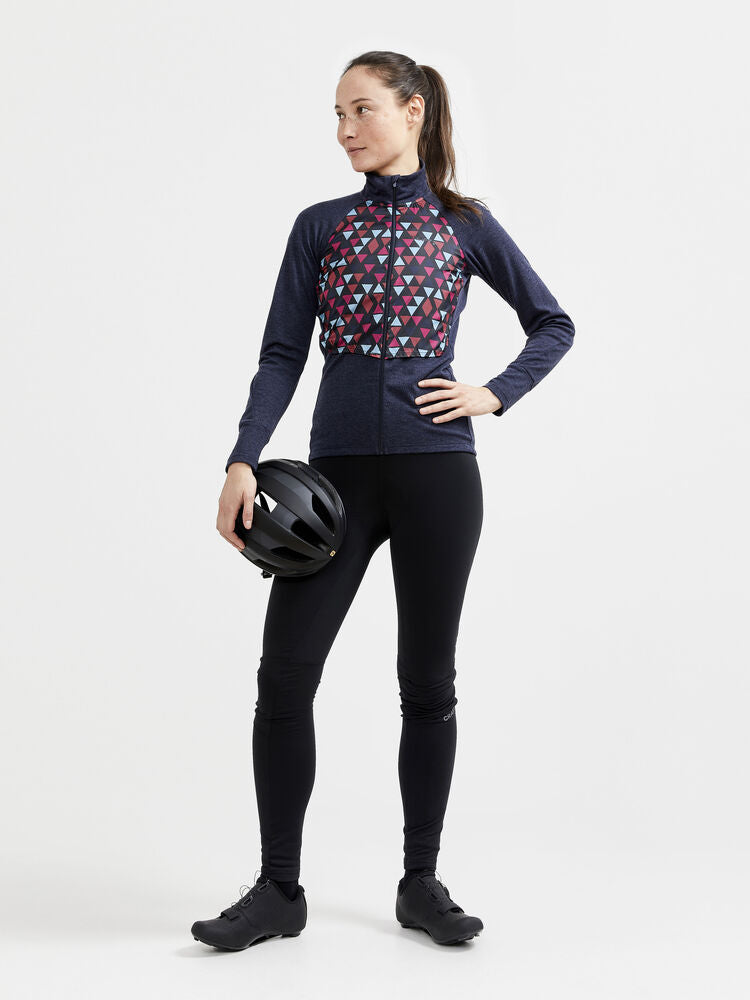 Adv Bike SubZ Wool LS Jersey W von Craft – Blaze/Multi