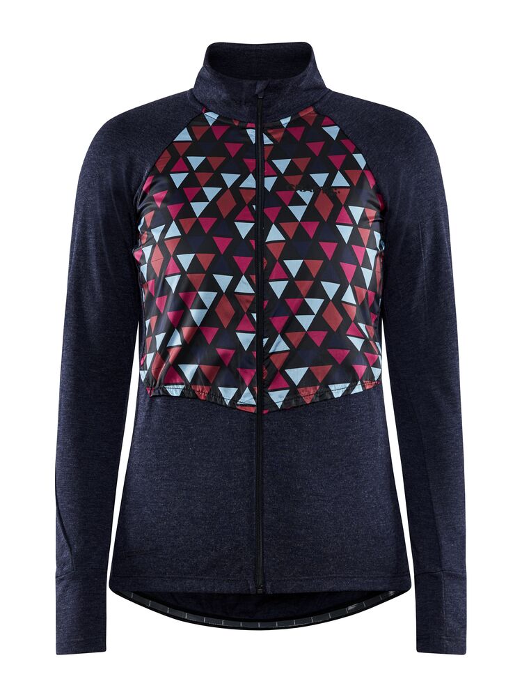 Adv Bike SubZ Wool LS Jersey W von Craft – Blaze/Multi