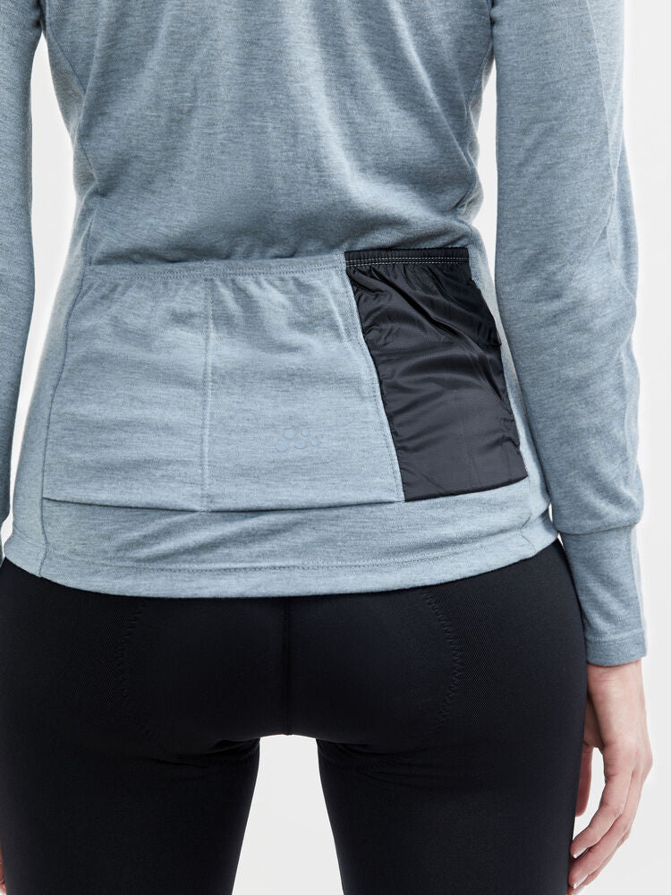 Adv Bike SubZ Wool LS Jersey W von Craft – Blaze/Multi