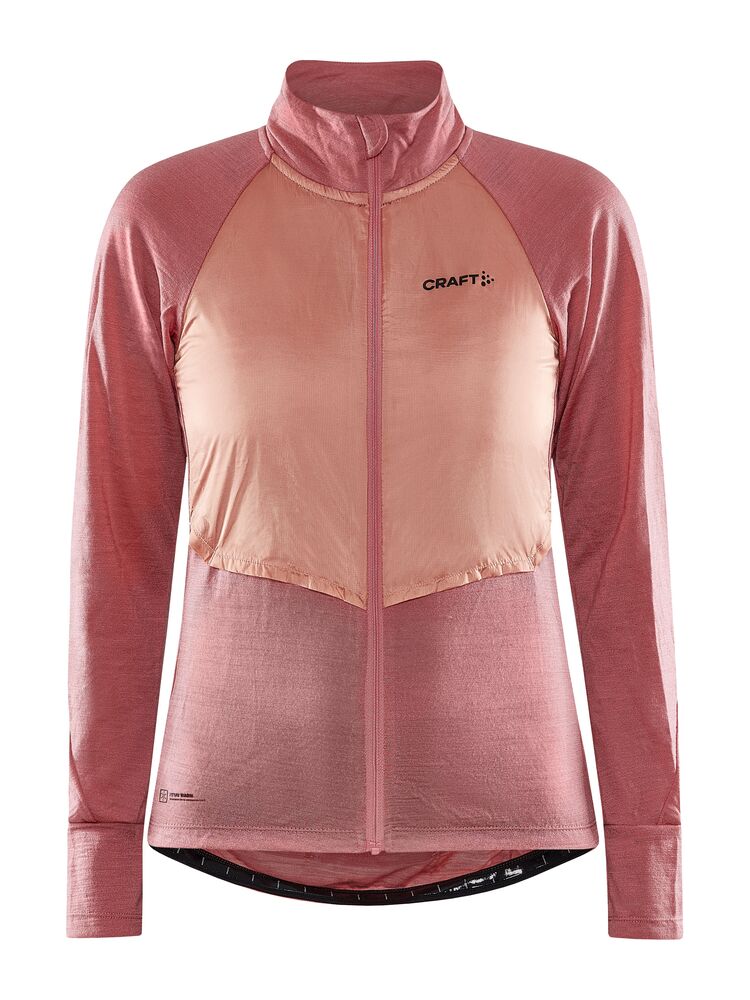 Adv Bike SubZ Wool LS Jersey W von Craft – Blaze/Multi