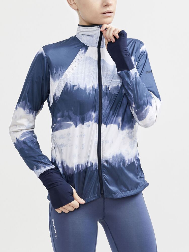 Adv Essence Wind Jacket W von Craft – Multi/Blues