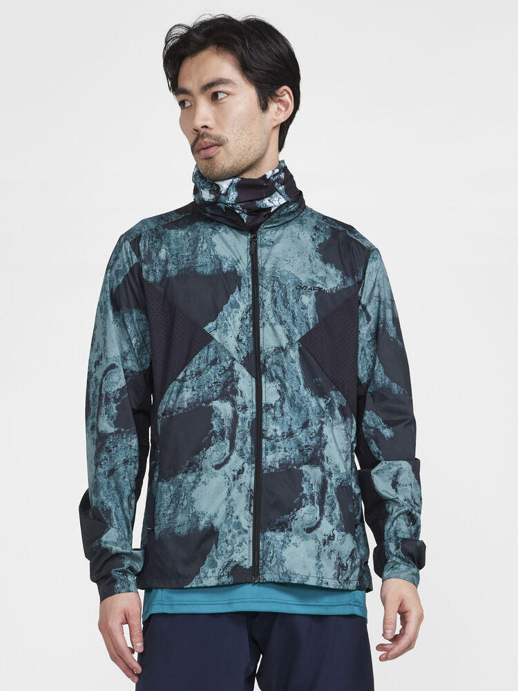 Adv Essence Wind Jacket M von Craft – Ecru/Black