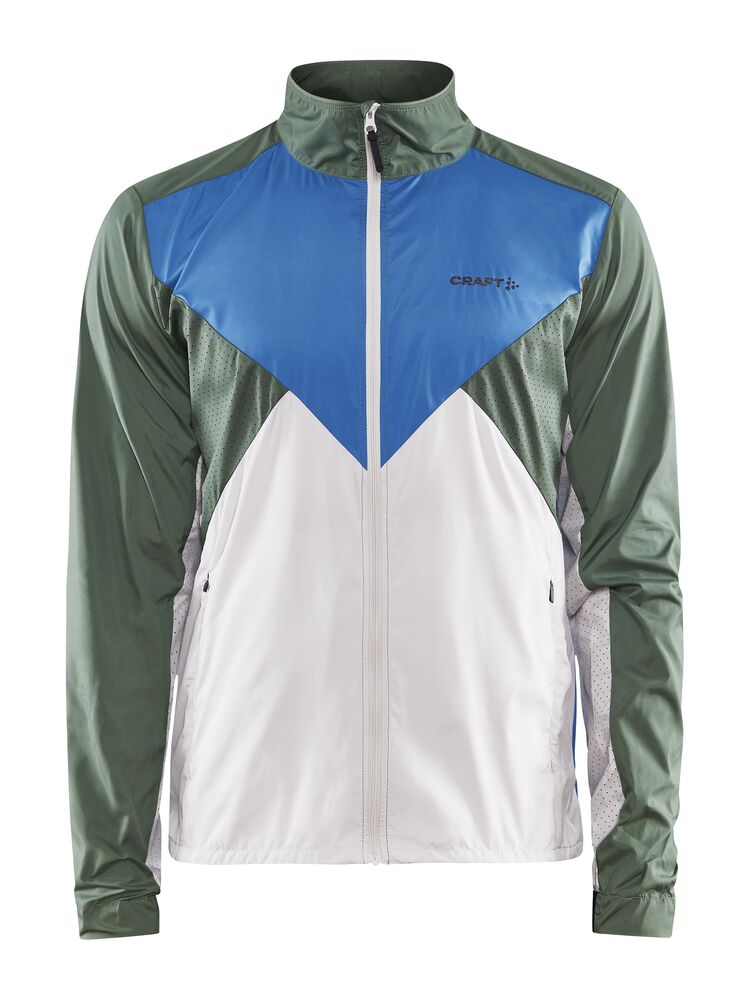 Adv Essence Wind Jacket M von Craft – Ecru/Black