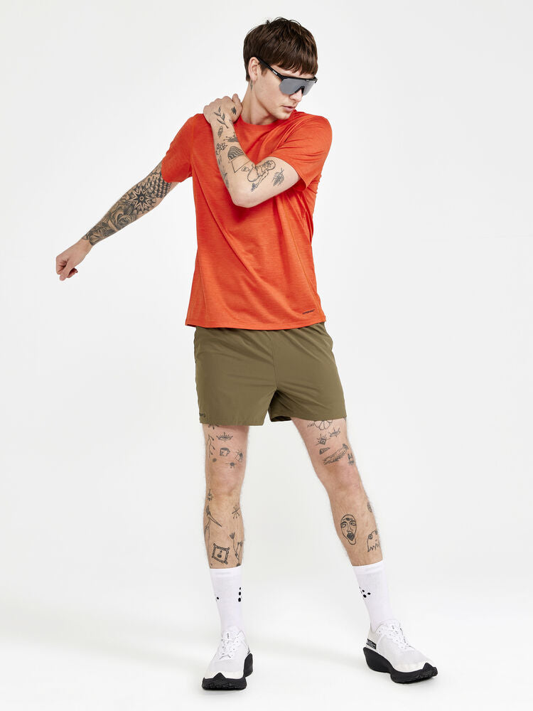 Adv Charge Melange SS Tee M