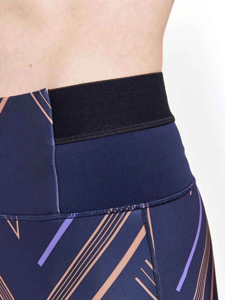 PRO Charge Blocked Tights W von Craft – Blaze/Cliff
