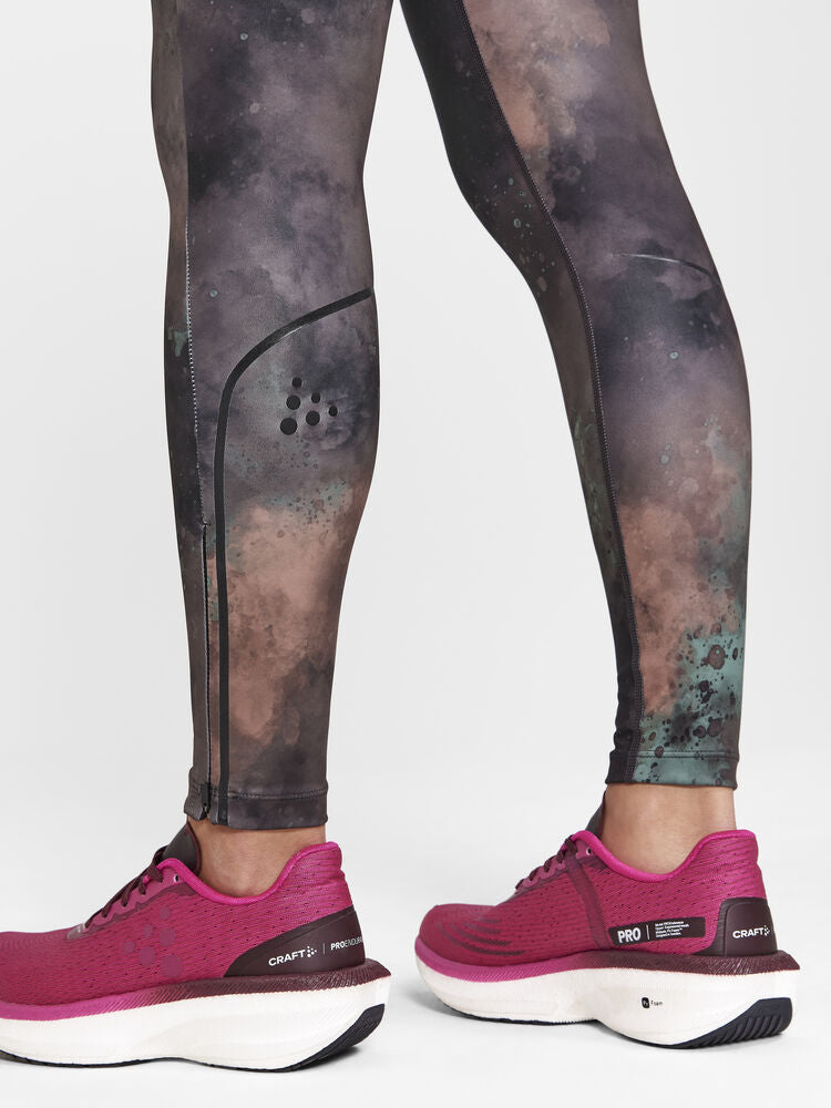 Adv Essence Run Tights W von Craft – Bark/Multi