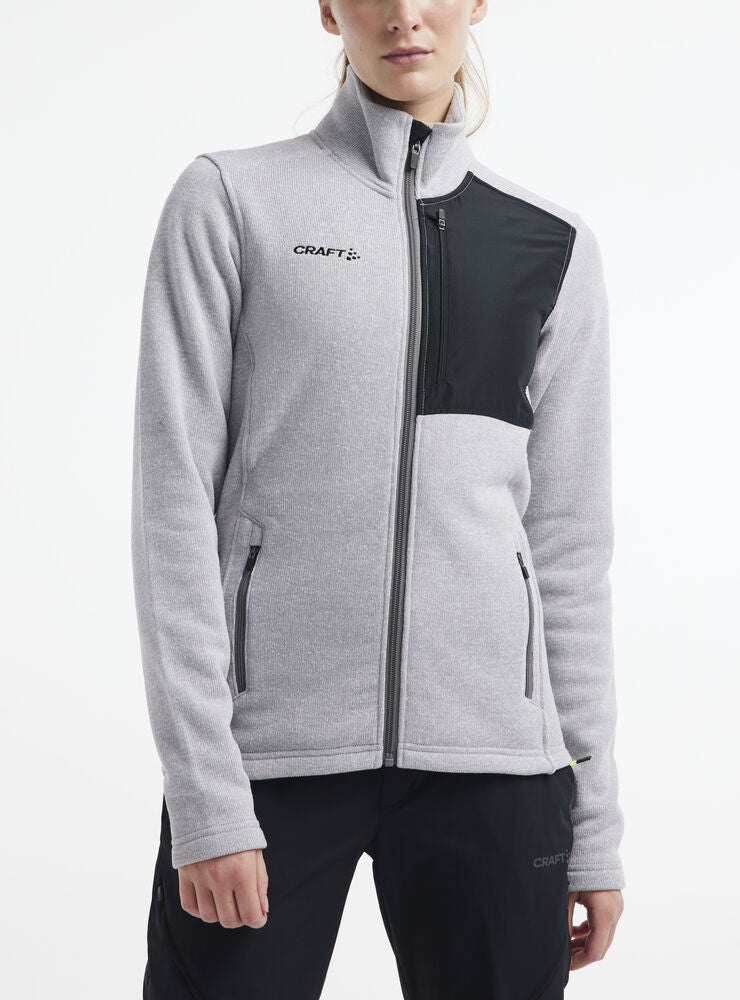 Adv Explore Heavy Fleece Jacket W von Craft – Flow/Blaze