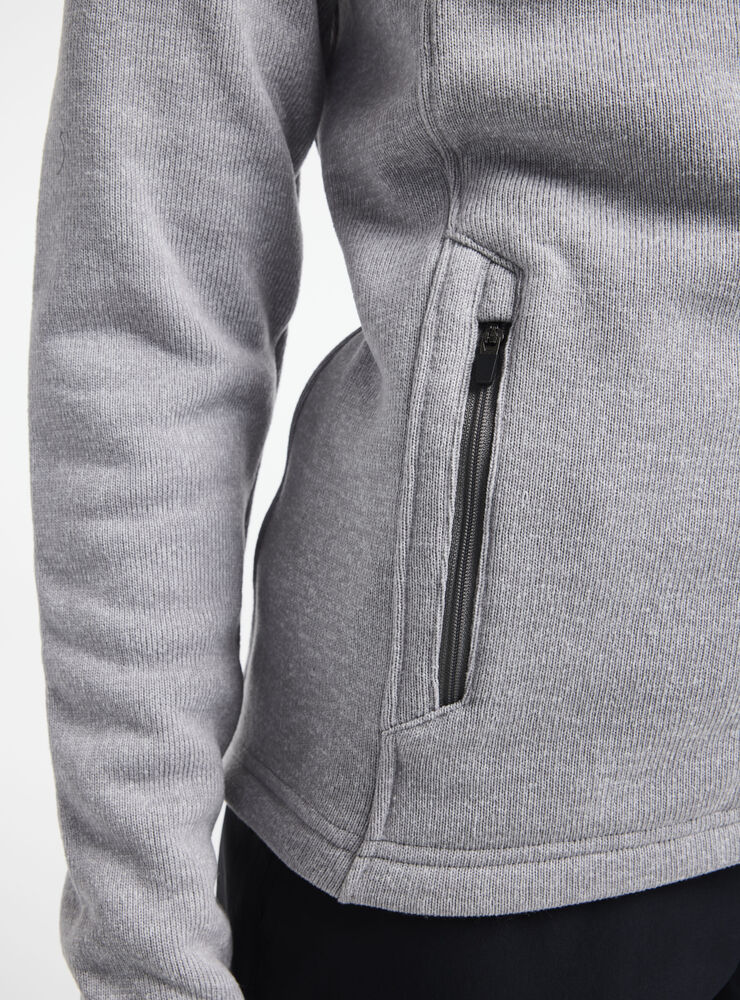 Adv Explore Heavy Fleece Jacket W von Craft – Flow/Blaze