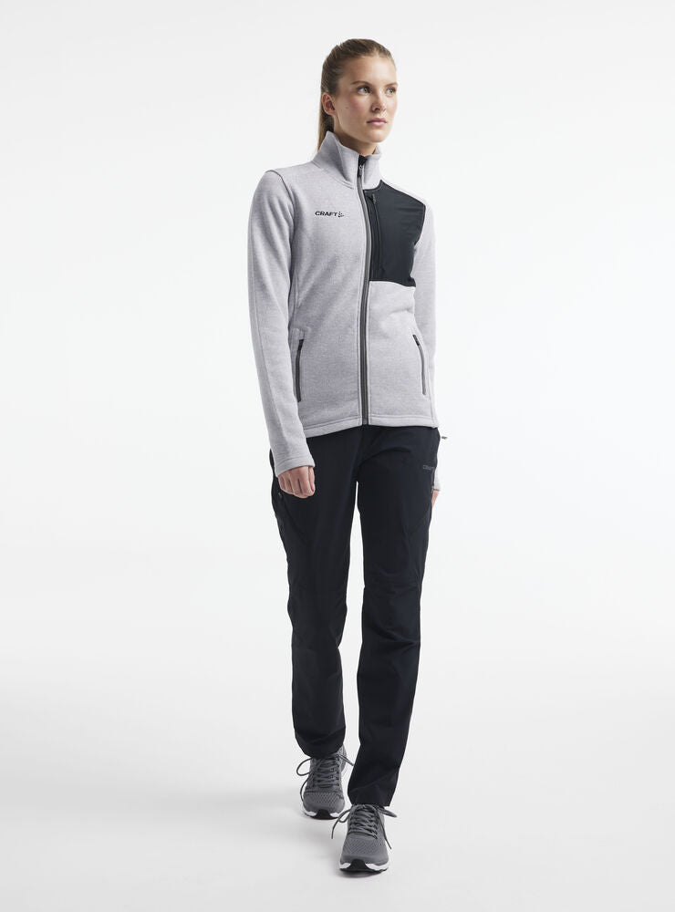 Adv Explore Heavy Fleece Jacket W von Craft – Flow/Blaze