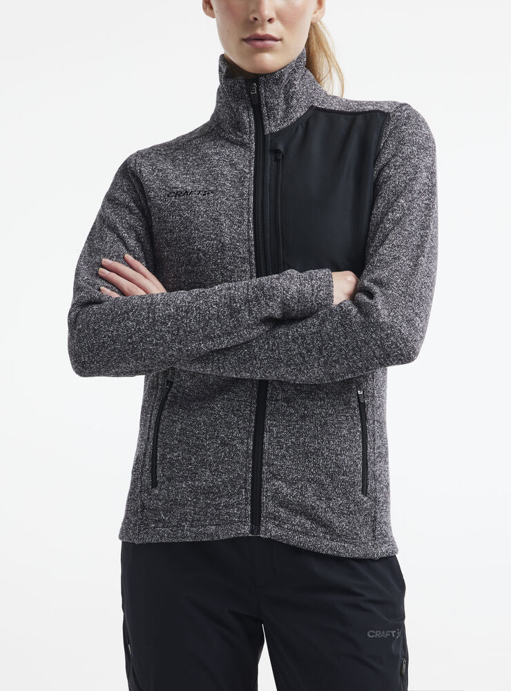 Adv Explore Heavy Fleece Jacket W von Craft – Flow/Blaze