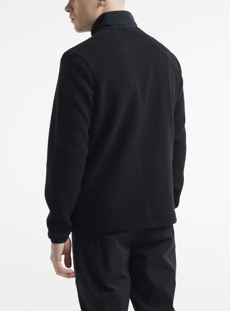 Adv Explore Pile Fleece Jacket M von Craft – Ecru/Black