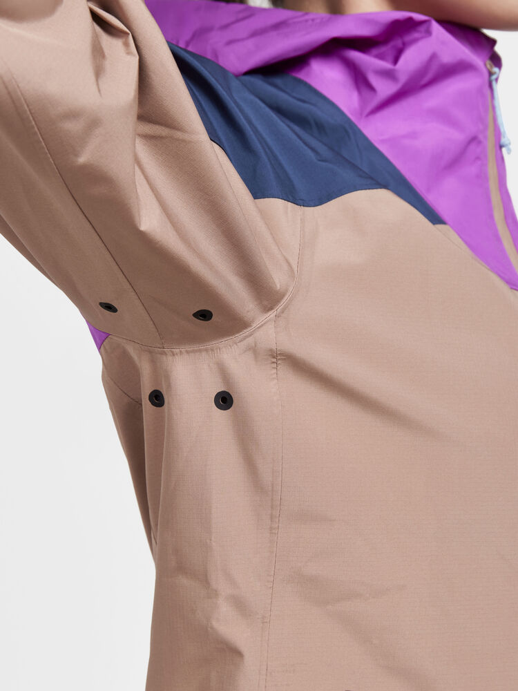 PRO Trail Hydro Jacket W von Craft – Tide/Sepia
