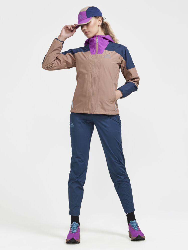 PRO Trail Hydro Jacket W von Craft – Tide/Sepia
