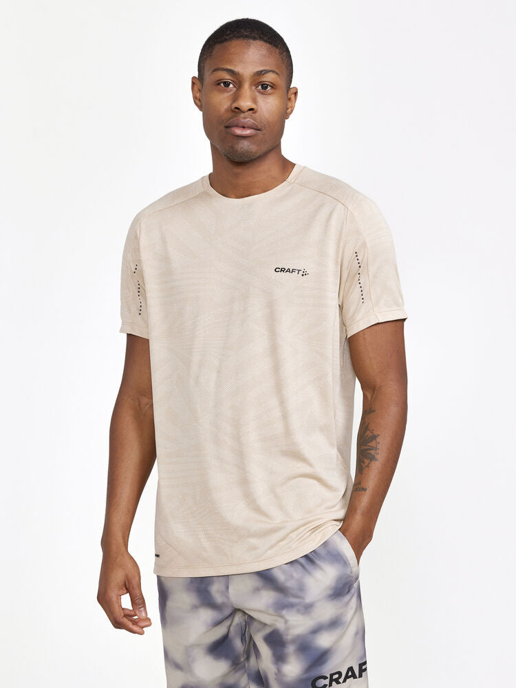 ADV HiT SS Structure Tee M von Craft – Ecru