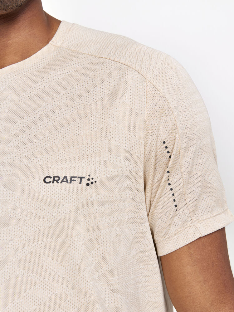ADV HiT SS Structure Tee M von Craft – Ecru