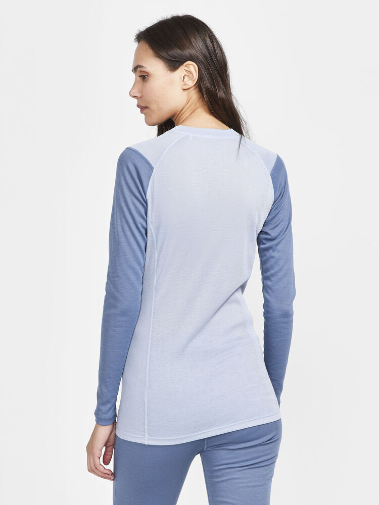 Core Warm Baselayer Ls Tee W von Craft – Flow/Sulfur
