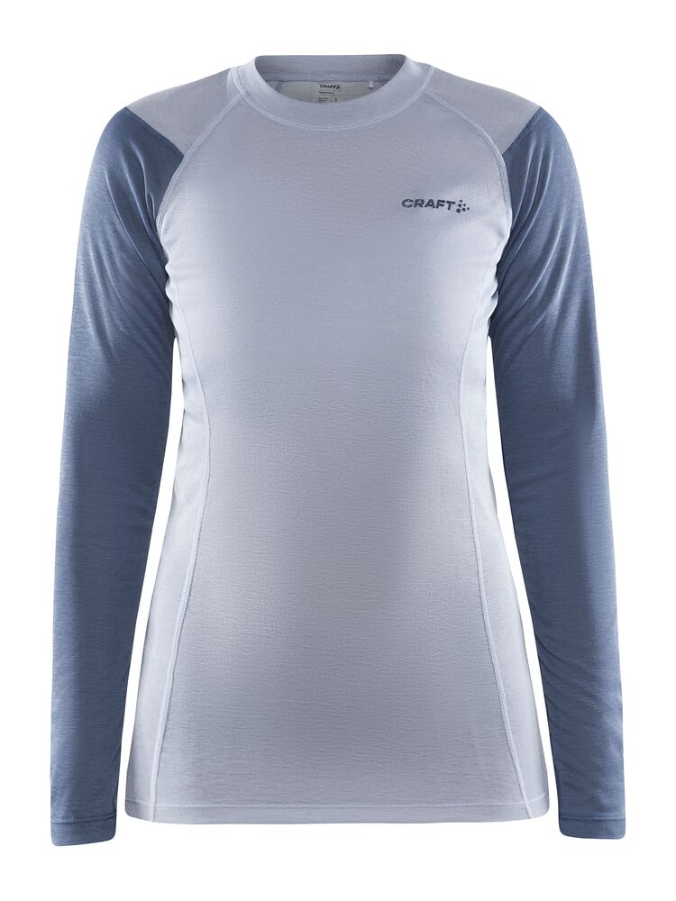 Core Warm Baselayer Ls Tee W von Craft – Flow/Sulfur