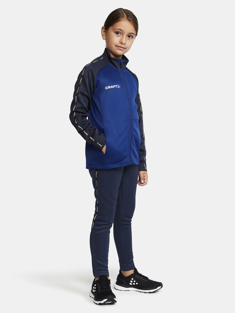 Squad 2.0 Full Zip Jr von Craft – Club Cobolt/Navy