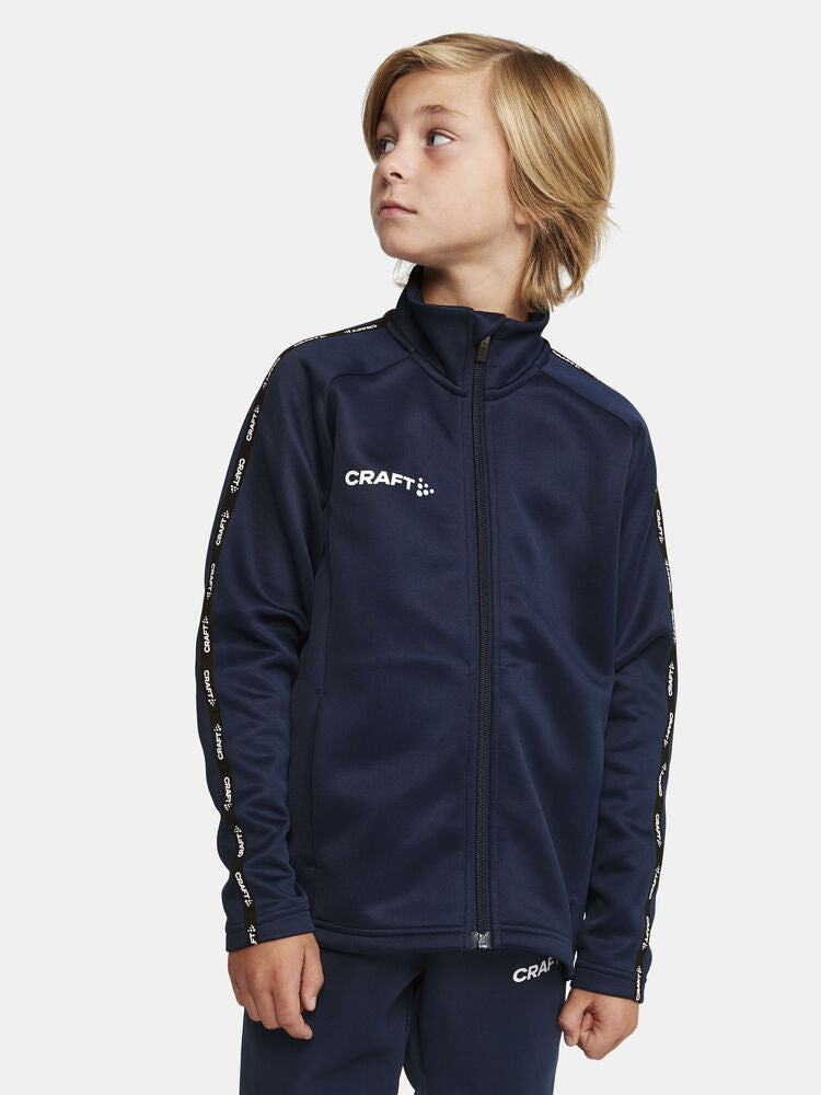 Squad 2.0 Full Zip Jr von Craft – Club Cobolt/Navy