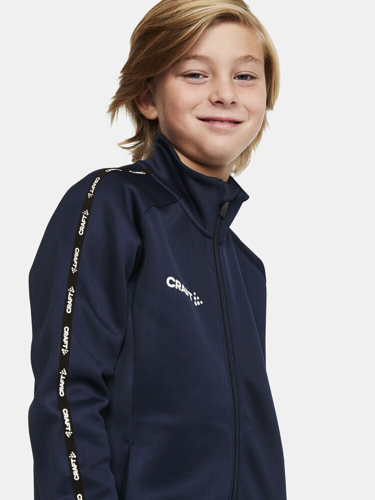 Squad 2.0 Full Zip Jr von Craft – Club Cobolt/Navy