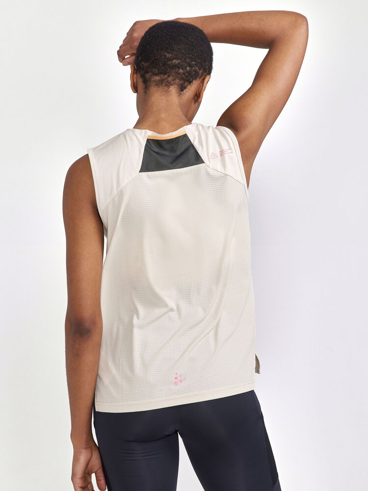 PRO Trail Singlet W von Craft – Ecru